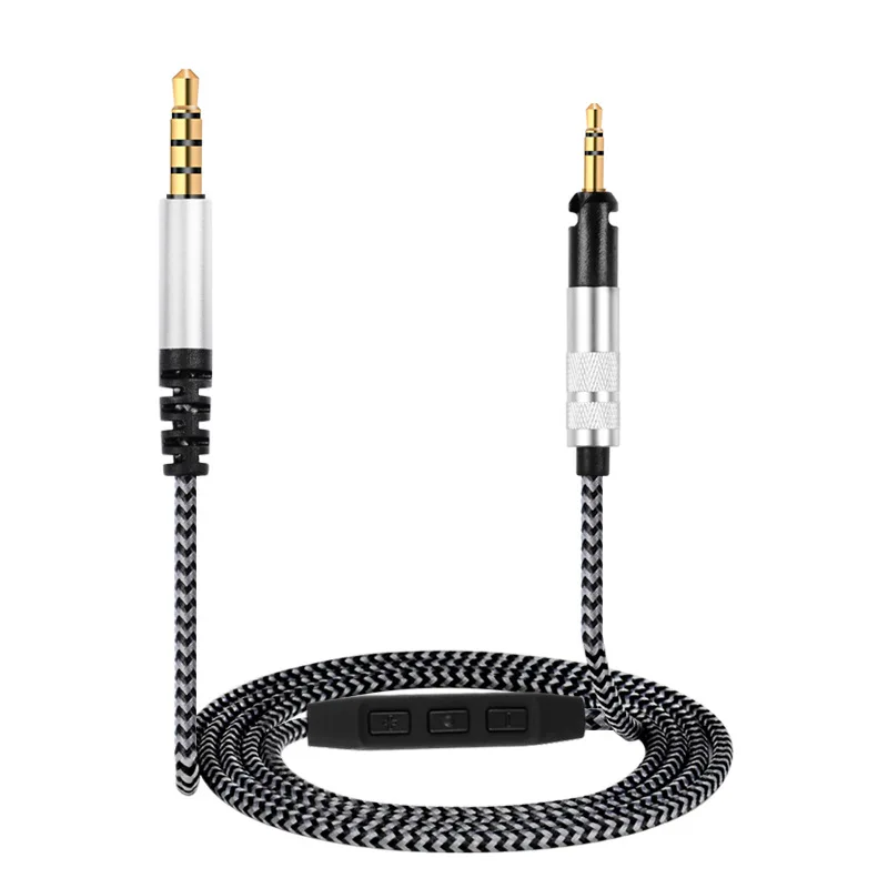 Headphone Cable with Mic For Sennheiser HD598 HD558 HD518 HD595