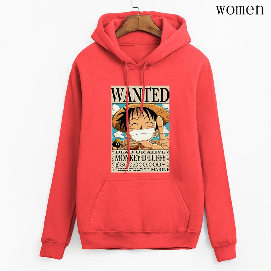 

Luffy One Piece Hoodies Ladies Casual Fashion Women's Sweatshirt Hip Hop Long Sleeve Sudaderas Leisure New 2020 Women Tracksuit