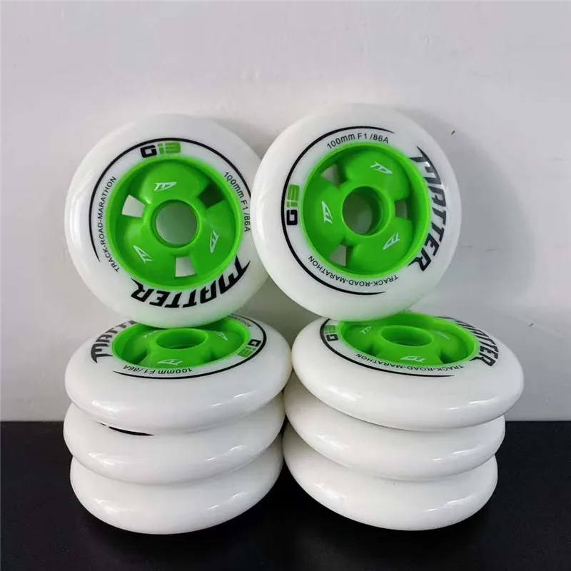 Inline Speed Skates Tyre G13 Speed Skating Wheels 86A 90mm 100mm 110mm Track Road Marathon Race Ruedas F1 Wheel Gi3 MATTER