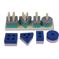 TYY – blocs de construction de tri de formes en bois, jeux de correspondance de formes colorées, jouets éducatifs précoces pour enfants, 2022 