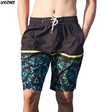 Летние мужские плавательные шорты для пляжа, быстросохнущие пляжные шорты с сетчатой подкладкой, Повседневная Свободная Домашняя одежда с карманами