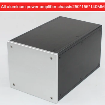 

DIY All-aluminum Power Amplifier Chassis WA111 Power Supply Case Rear-stage Shell Audio Box Amplifier Enclosure 250*156*140MM