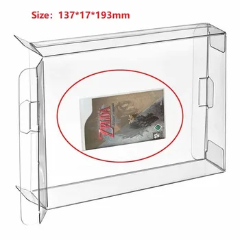 

Ruitroliker 5Pcs Clear PET Box Case Sleeve Covers CIB Protector for Wii Games Cartridge Box