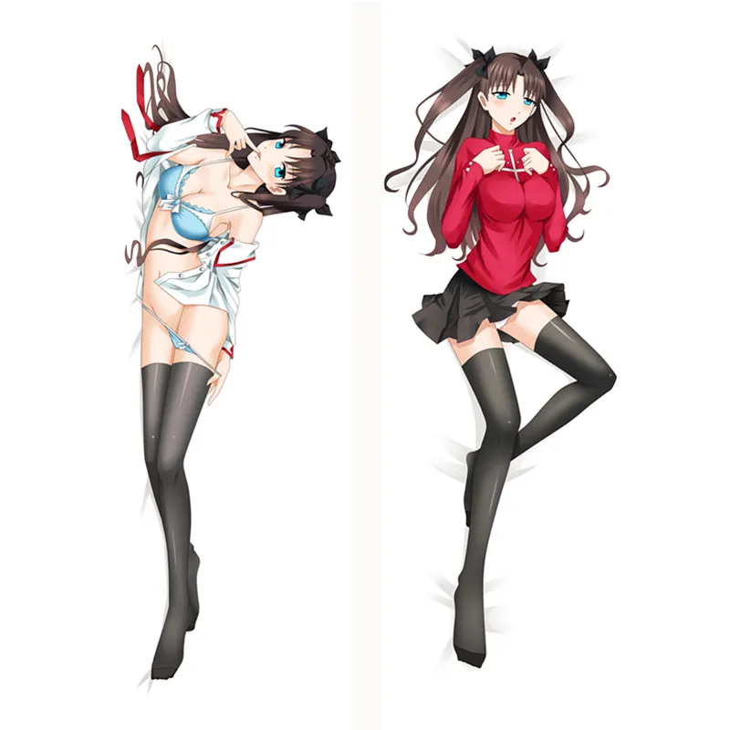Наволочки с Аниме Судьба/Большой заказ/нулевой Dakimakura Чехол из полиэстера Tohsaka Rin 3D