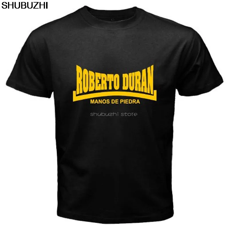 New Roberto Duran Manos De Piedra Boxing Legend Men's Black T-shirt Size  S-5xl Cool Casual Pride T Shirt Men Unisex New Sbz6374 - T-shirts -  AliExpress