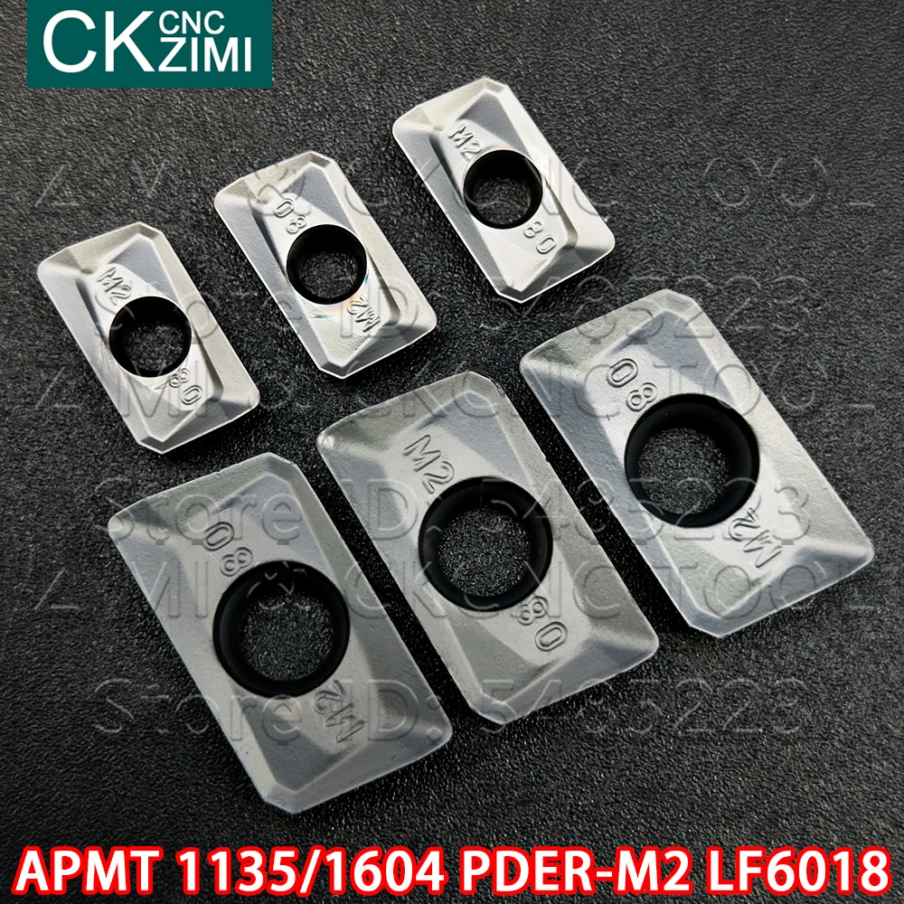 

APMT1135PDER-M2 LF6018 APMT1604PDER-M2 LF6018 CNC Carbide milling inserts cutter lathe machining tools APMT for stainless steel
