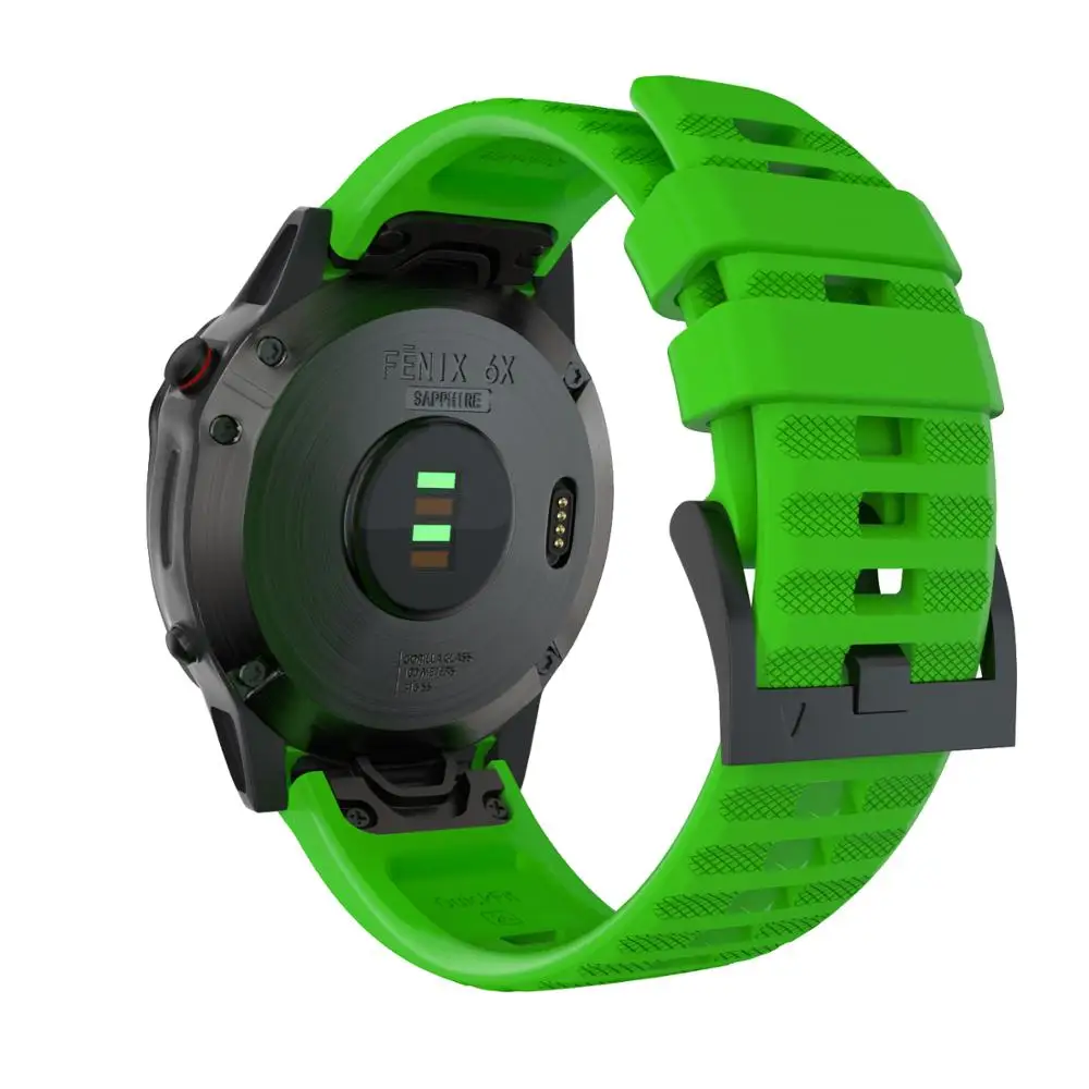 รูปสินค้า สายนาฬิกาซิลิโคนสำหรับ Garmin Fenix 6X Pro 5X 7X 3HR ใส่สบาย ทนทาน