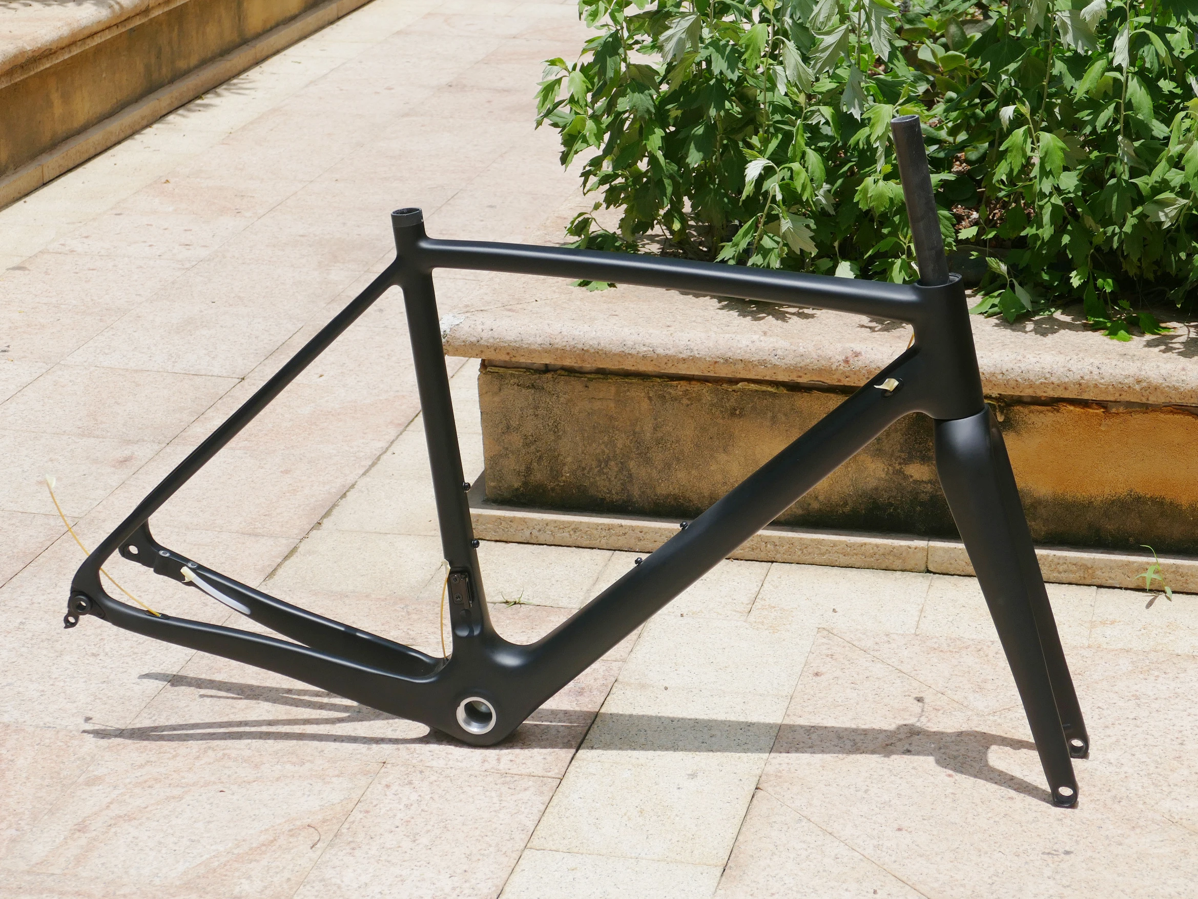 FR608 полностью углеродный UD Matt для велокросса шоссейный велосипед Cyclo Cross Frame Thru Axle