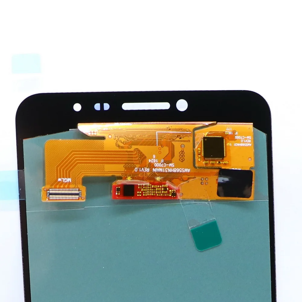 Супер AMOLED lcd C7 для samsung Galaxy c7 C700 C7000 SM-C7000 ЖК сенсорный экран дигитайзер компонент с регулировкой яркости