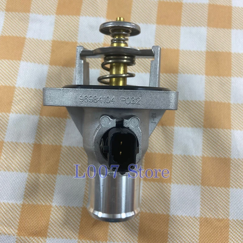 Engine Coolant Thermostat Assembly 96984104 For Chevrolet Aveo Cruze Sonic Orlando Vauxhall Opel Astra Zafira 55597008 25193683