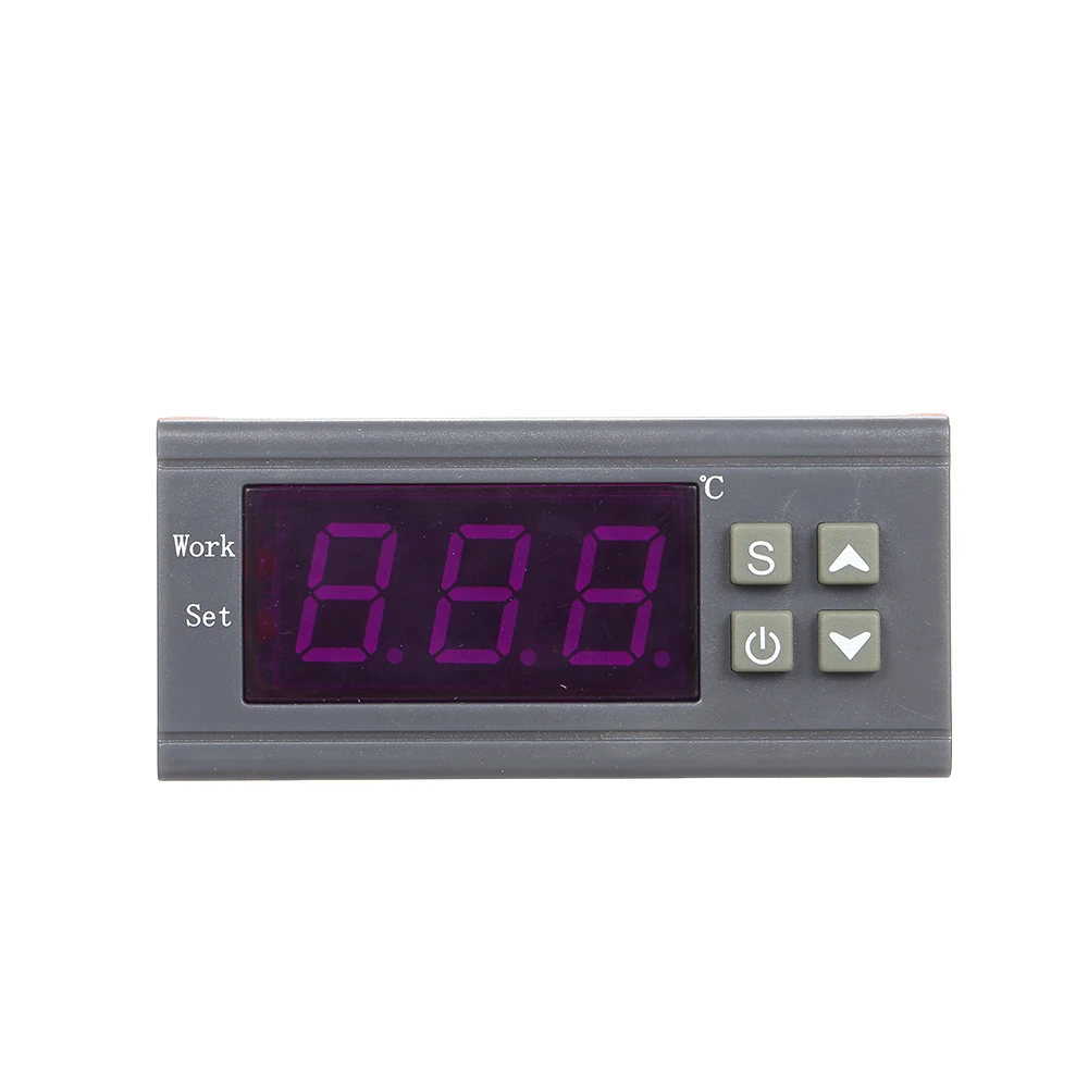 AC220V светодиодный цифровой термостат с термостатом, термостат, температура охлаждения, Датчик управления