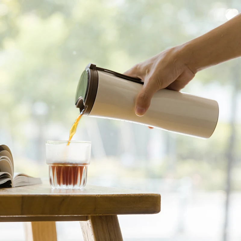Xiaomi Portable Moka Coffee Cup 430ml Capacity Vacuum Mug With OLED Temp Display 