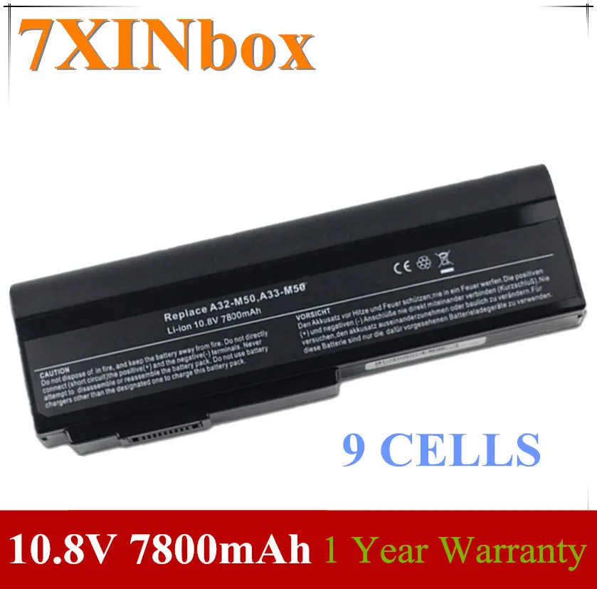 7XINbox A32-X64 A32-H36 L072051 L0790C6 Аккумулятор для ноутбука ASUS G50V N43 M51 M51E M51Kr M51Se M51Sn M51Sr M51Va M51Vr X55 X57