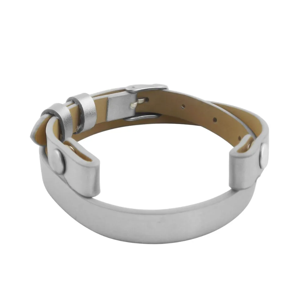 ZP-BS070-1 Diffuser Leather Locket Bracelet