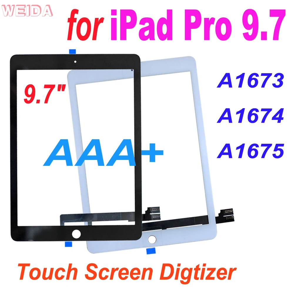 9.7 "Digtizer Per Ipad Pro 9.7 Touch Screen A1673 A1674 A1675 Per Ipad Pro 9.7 Touch Screen Pannello Di Vetro Senor Parti Di Ricambio
