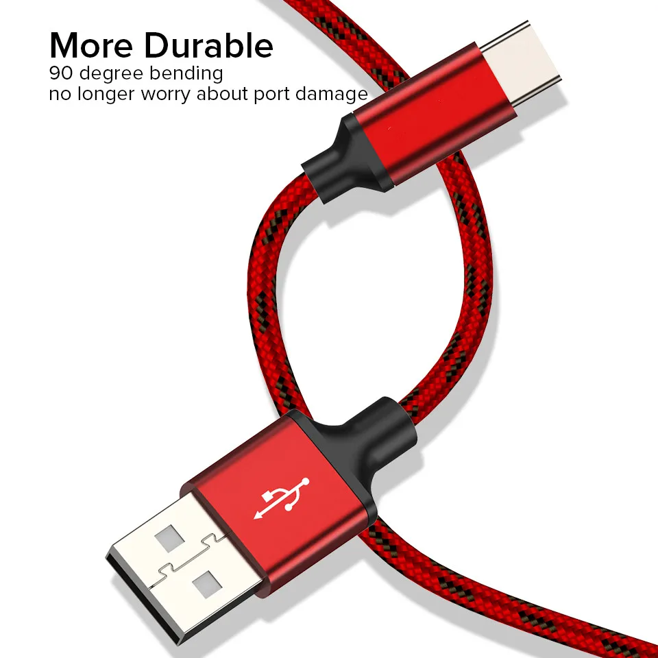 Egeedigi 3A Быстрая зарядка 5 м длинный usb type C кабель для samsung Xiaomi Redmi Note 7 Android USBC Micro USB шнур 8Pin для iPhone