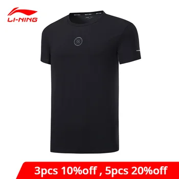 

Li-Ning Men Wade Series Jersey 95%Cotton 5%Spandex Breathable Regular Fit LiNing li ning Comfort Sports T-Shirts ATSP109 MTS3069