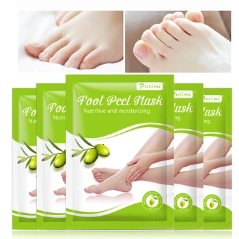 

3Pack=6Pcs Foot Peeling Mask Dead Skin Remover for Foot Pedicure Socks Nourishing Cuticles Heel Exfoliating Foot Masks
