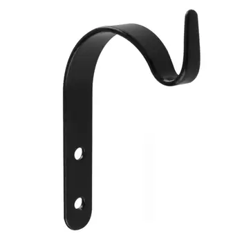 

2020 Hanger Hook 10Pcs Durable Iron J Type Hanger DIY Curtain Rod Bracket Outdoor Flowerpot Hook Home storage ключница на стену