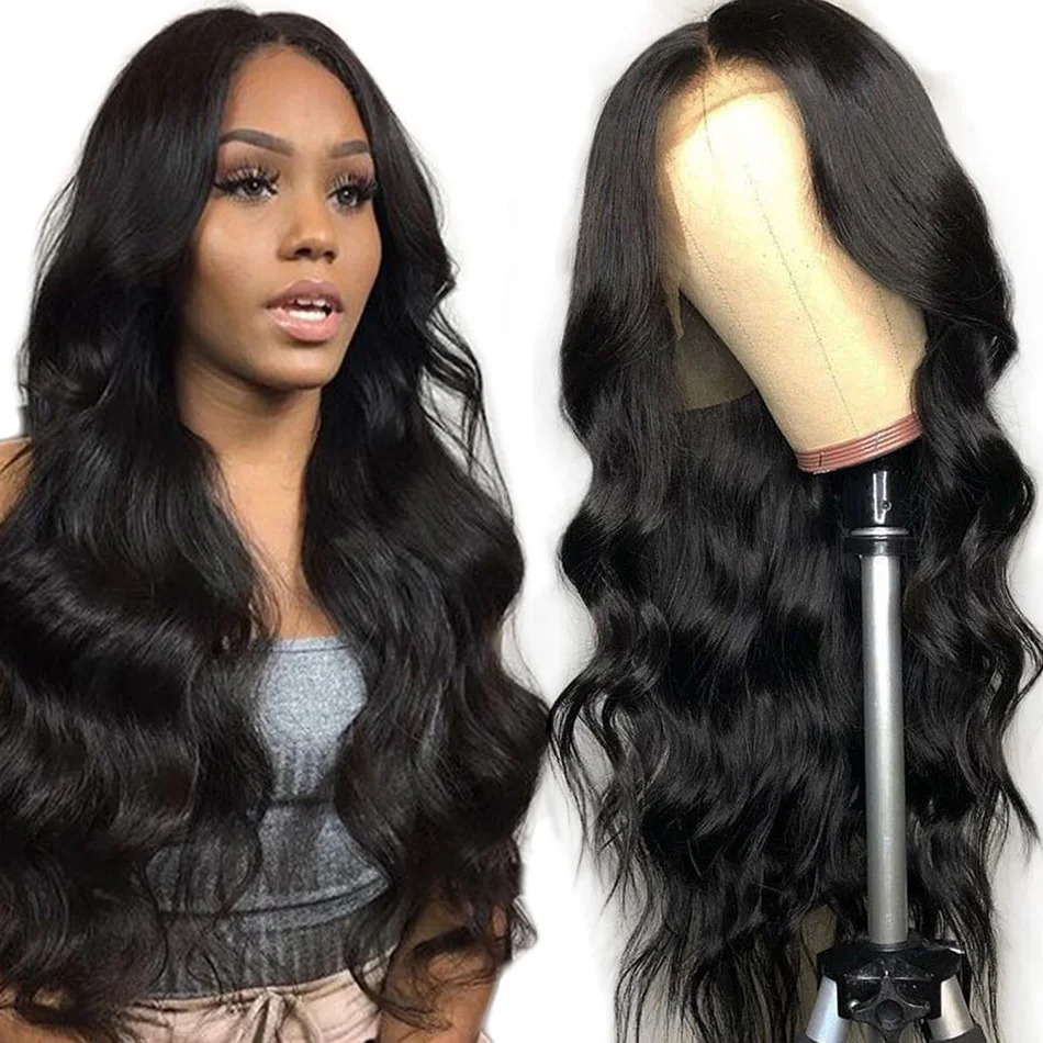 Body Wave Human Hair Wig Lace Front Wig 4x4 Lace Closure Brazilian Body Wave Hair 13x4/13x6 For Women 150%