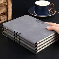 Bloc notes en cuir PU A5 W3JD, carnet de notes, Agenda, Agenda, Journal d'affaires, Agenda, organisateur 