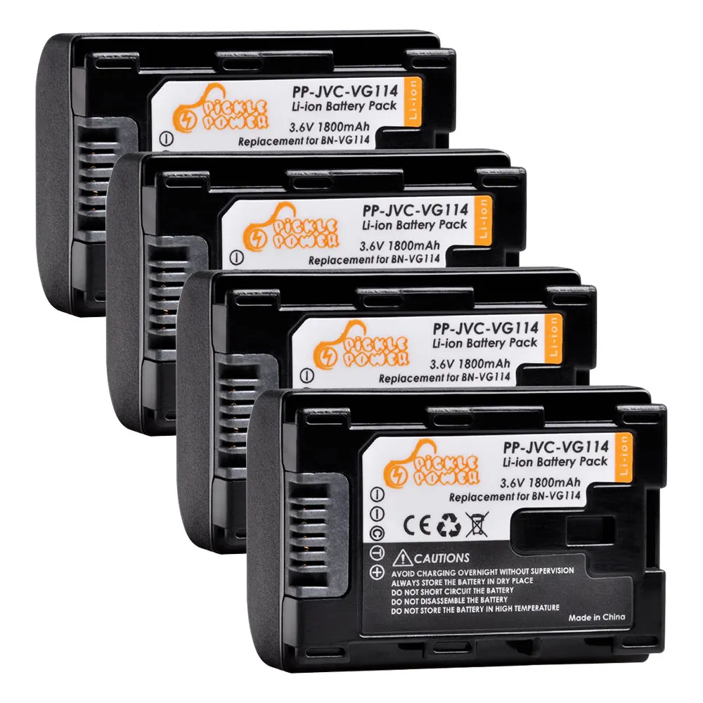 Bateria de Reposição para Jvc Poder Pickle Bn-vg107u Bn-vg108u Bn-vg108e Bn-vg114u Bn-vg114us 1800mah Bn-vg114 Bn-vg107 - Image 5