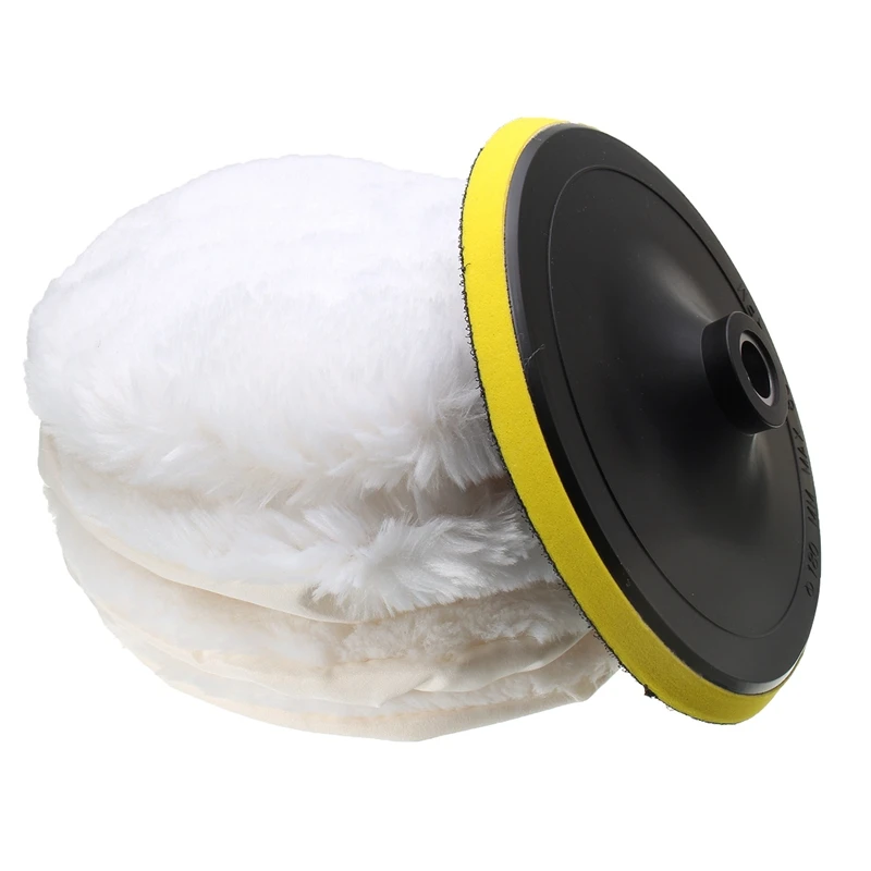 NEW 2PC 7" POLISHER/BUFFER BONNET & PAD FOR POLISHING/BUFFING NEW 2PC 7" POLISHER/BUFFER BONNET & PAD FOR POLISHING/BUFFING