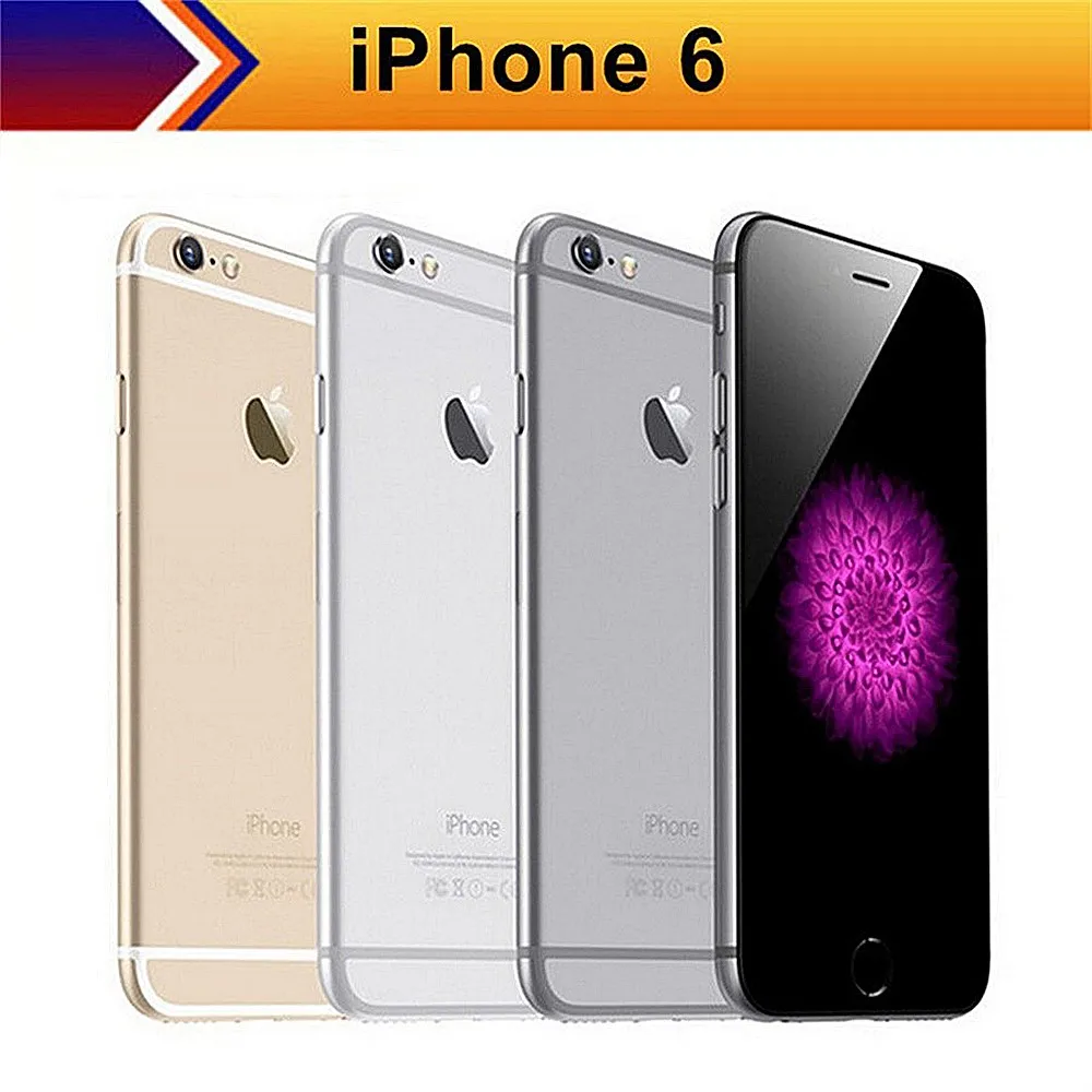  used Phone Apple IPhone 6 Dual Core IOS Mobile Phone 4G LTE Smartphone ROM 64G RAM 1G 8.0 MP Camera