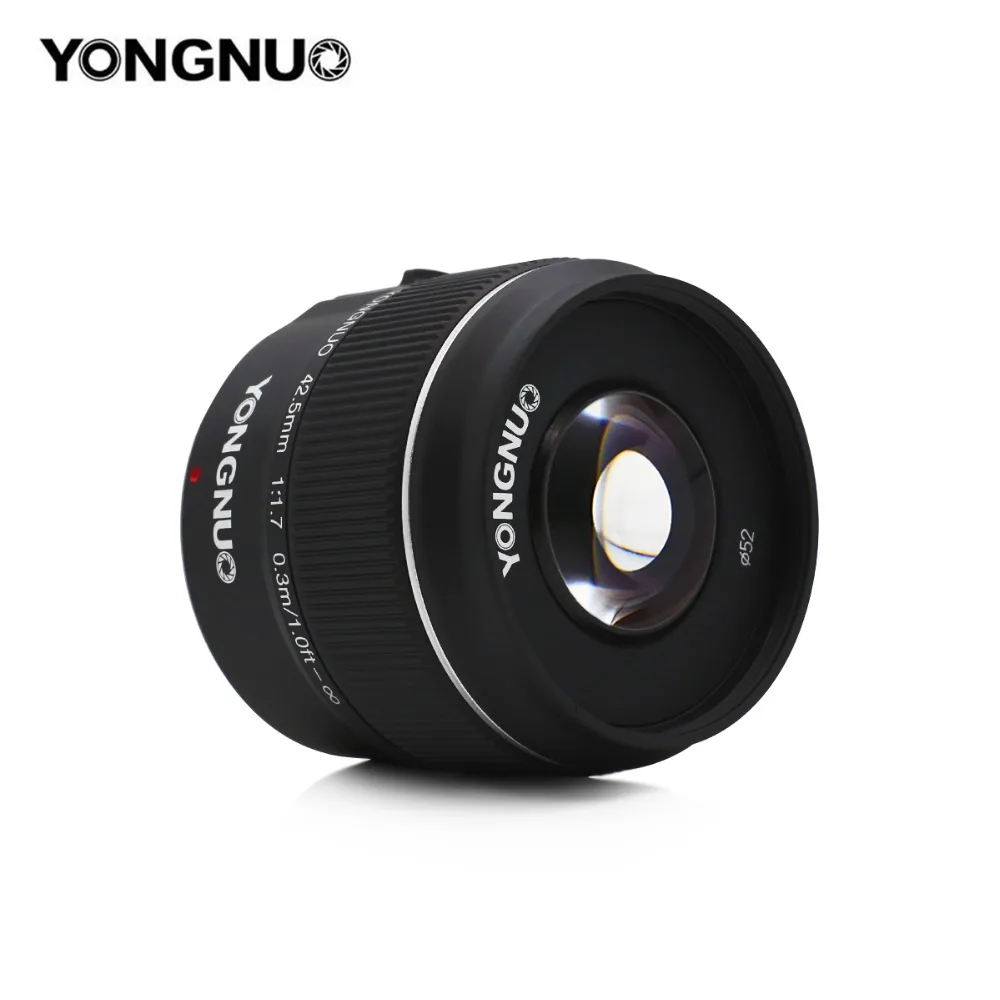 Yongnuo YN42.5mm F1.7 Macro 4/3 System Interface Large Aperture AF/MF Autofocus Standard Fixed Focus Lens Easily Blur Background