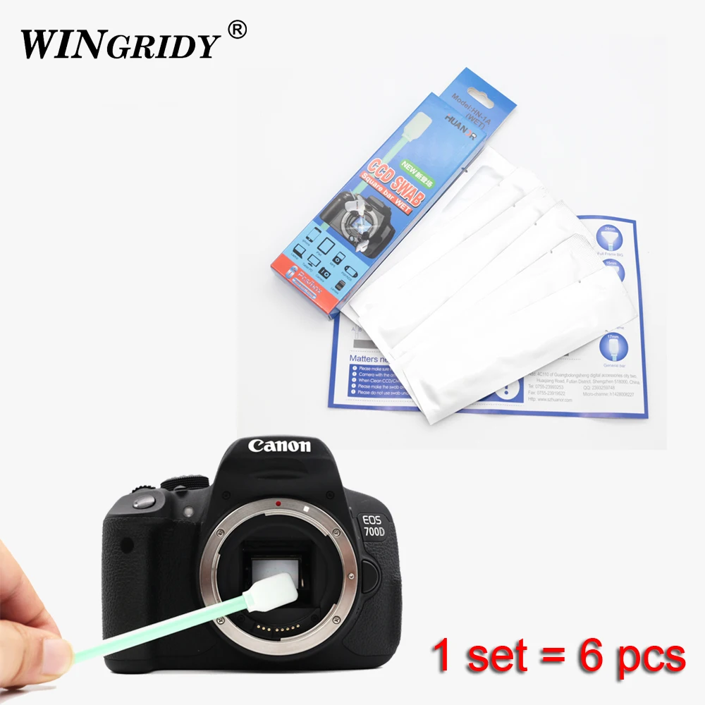 Original CCD SWAB Cotton Camera Lens Cleaning Stick kit LENS Wet Sensor Cleaner For Nikon Canon Sony pen COMS | Электроника