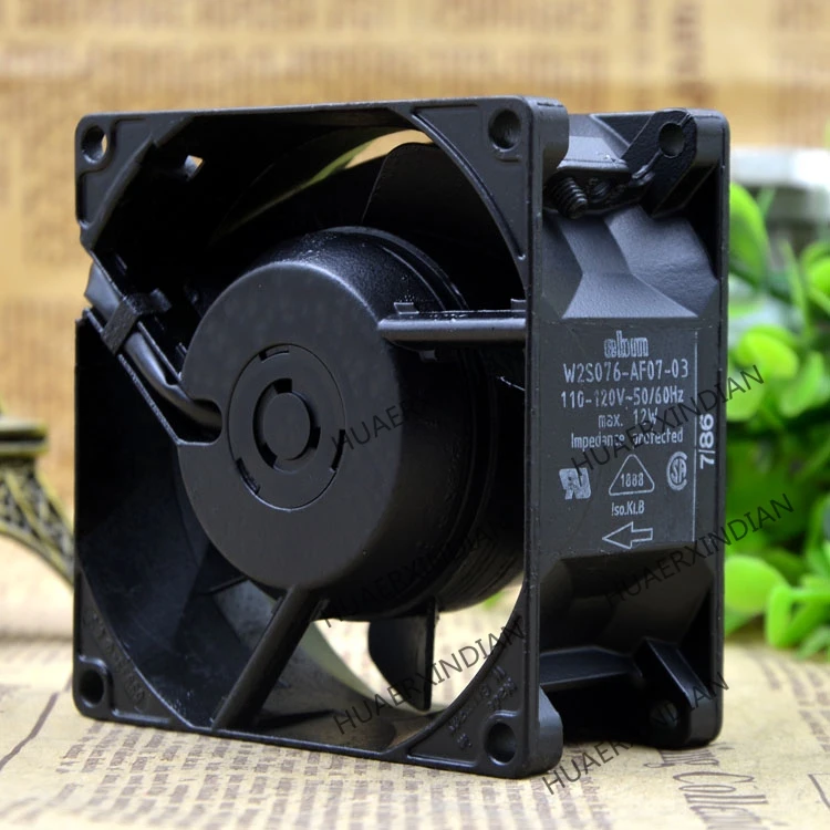 

Original NEW W2S076-AF07-03 8CM 8038 110V 12W Motor protection cooling Fan