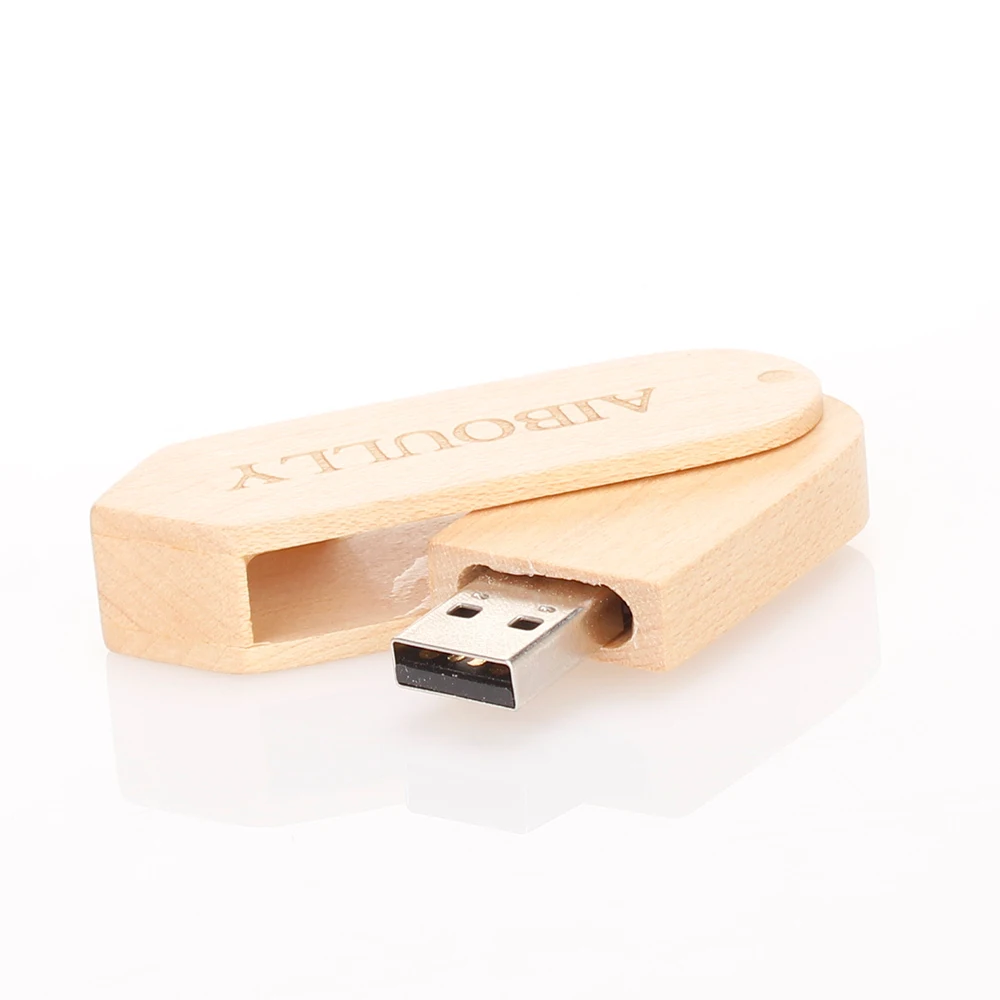 Usb флеш-накопитель 64 ГБ деревянный диск ручка-накопитель 16 ГБ 128 ГБ 4 ГБ 8 ГБ Флешка 32 ГБ USB флэш-память коробка для свадебных подарков Бесплатный логотип