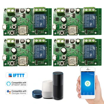 

20pcs/Lot Sonoff DC5V 12V 24V 32V Wifi Switch Wireless Relay Module Smart Home Automation Module APP Remote Control Timer Switch