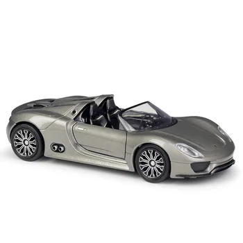 

1/36 Porsche 918 Spyder Concept Alloy Diecast Model Cars Pull Back Miniature Cars Metal Simulation Mini Car Collection Toys