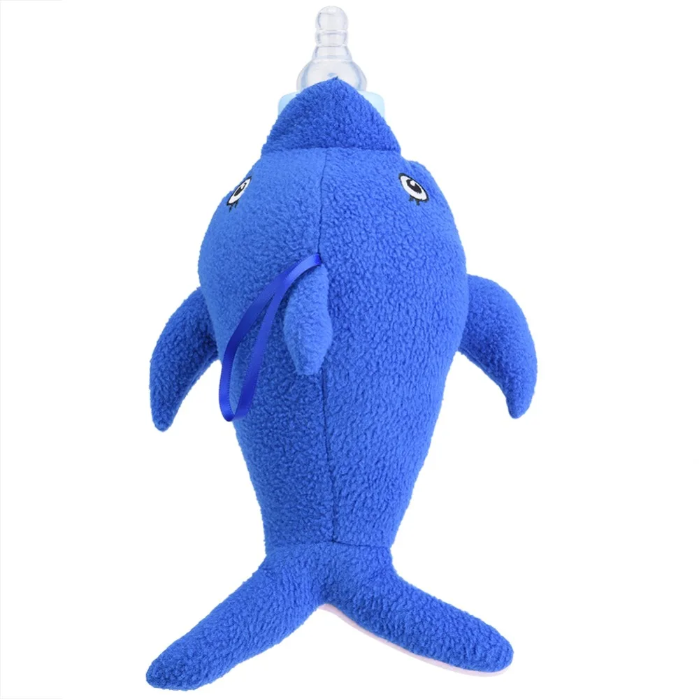LOOZYKITBaby бутылочка для молока, плюшевый чехол, детский держатель молочной бутылки, мультяшное животное, мягкий плюшевый согревающий мешок, теплоизоляционная сумка