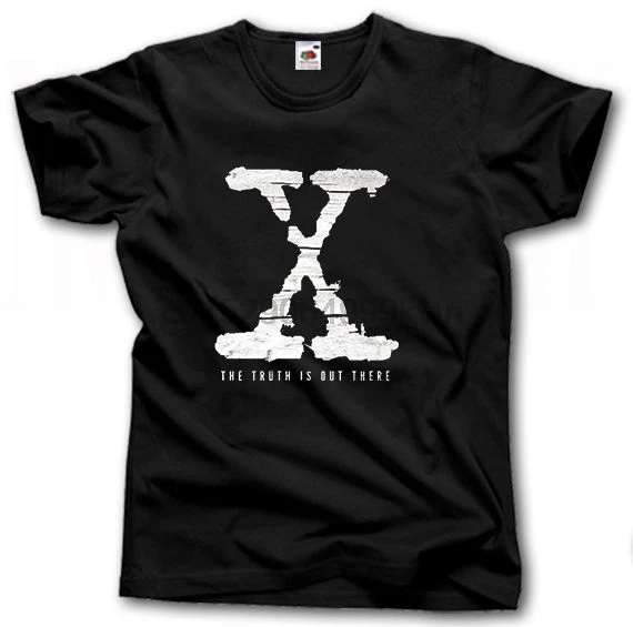 X файлы футболка TRUTH истина там ТВ-шоу агенты MULDER подарок печать в стиле хип-хоп