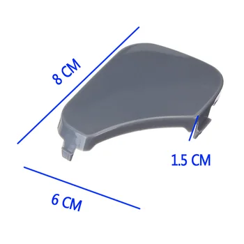 

Gray Bumper trailer cover 1pc Exterior Decal Replacement For Ford Fiesta MK6