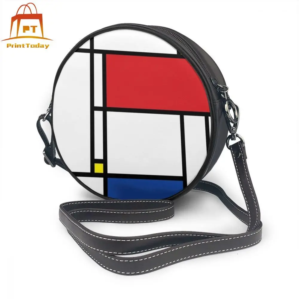 Поп арт сумка через плечо Mondrian минималистский De Stijl Современная Художественная