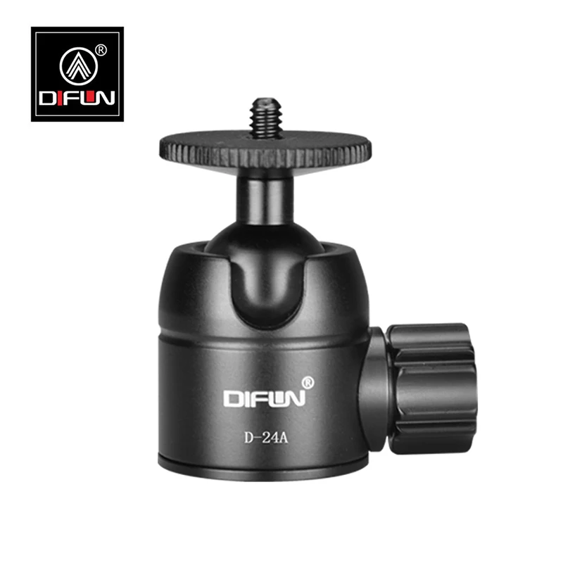 

DIFUN D-24A Mini Ball Head 1/4 '' Professional Photography Video Cabezal Tripode