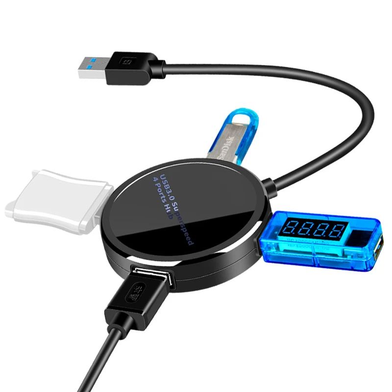 

USB 3.0 HUB Splitter Adapter 4 Port to HDMI Superspeed 4 in 1 HUB Support for USB 3.0 Speeds up to 2TB HDMI Splitter