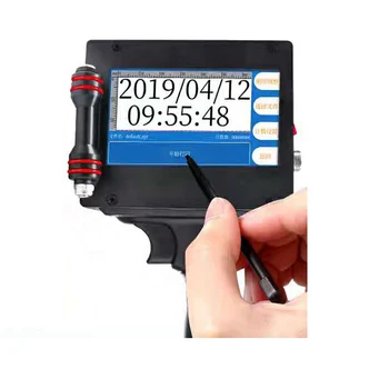 

Easy Control Carton or Cosmetic Bottles Code Automatic Mobile Handheld Inkjet Printer Machine
