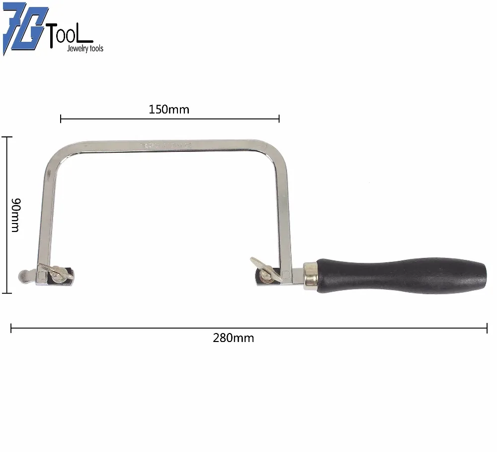 

Adjustable Saw Frame Sawbow Adjustable U-shape Saw Hacksaw DIY Hand Tools Spiral Sawblades For Jewelry Tools