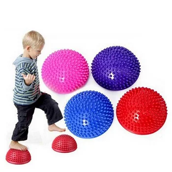 

Inflatable Half Sphere Yoga Balls PVC Massage Fitball Exercises Trainer Balancing Ball For Gym Pilates Sport Fitness JAN