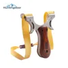 Powerful Shooting Slingshot Outdoor Hunting Gaming Stainless Steel Sling Shot Catapult Wooden Handle Archery Accessories ► Photo 1/6