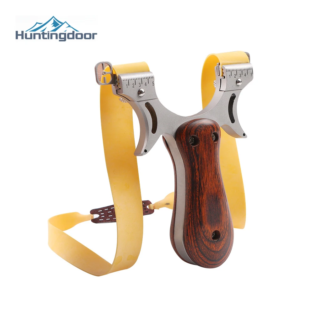 Research Unir Net Powerful Slingshot Catapult Steel Handle Sling Shot Outdoor Game Hunting Sporting Goods Hunting