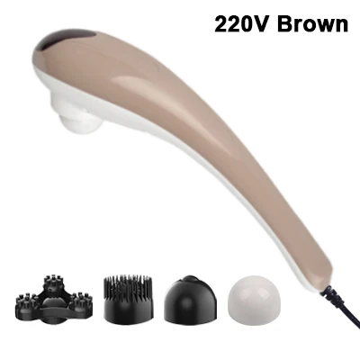 

4 In 1 Electric Neck Massager Hammer Massage Back Relax Multifunctional Cervical Vertebra Roller Massage Stick