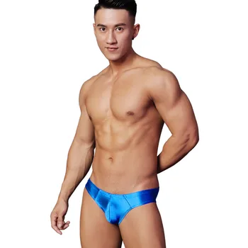 

Men Underwear 2019 New Triangle Briefs Low Waist Hip Lifting Elastic Sport Breathable Soft Underwear