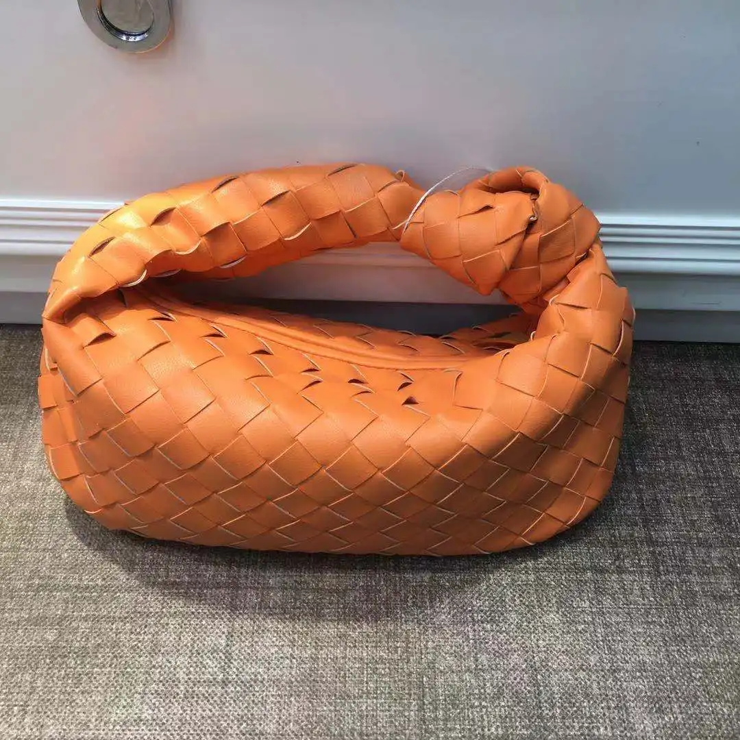 2022 Cow Split Leather Knot Bag Weave Cow Split Leather Handmade Sling Bags Luxury Brand Designer Bags Hobo Totes 