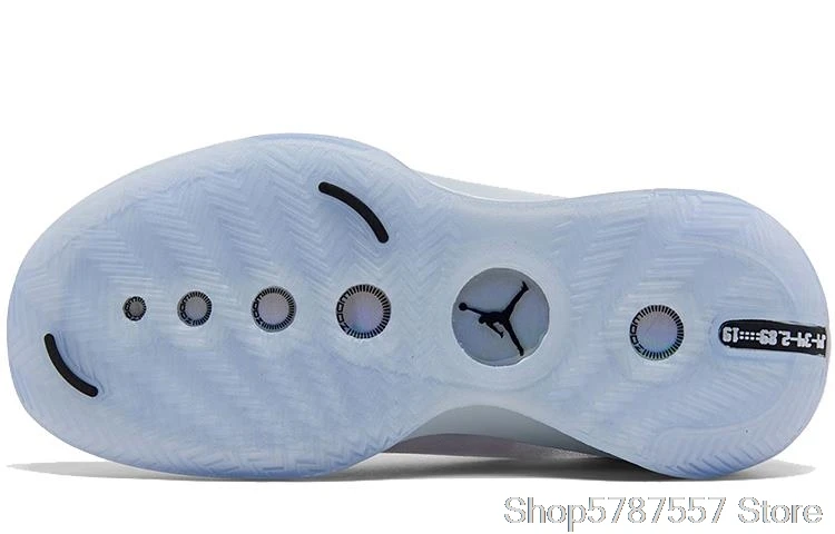 Jordan Shoes Original Nike Air Jordan 34 White Iride Women's Basketball Shoes Eclipse High-top Jordan Shoes Basketball Sneakers