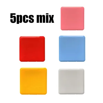 

5pcs/set Portable Face Masks Container Dustproof Mask Case Safe Pollution-Free Disposable Mask Storage Box Storage Organizer